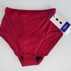 🔥Thinx Red High-Waist Panties Sz Small New